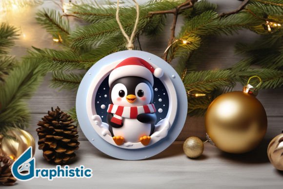 3D Penguin Christmas Ornament Front 88: A Seller's Review of Fresh Illustrations