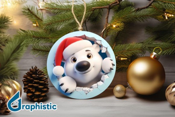 3D Polar Bear Christmas Ornament F 114 Review