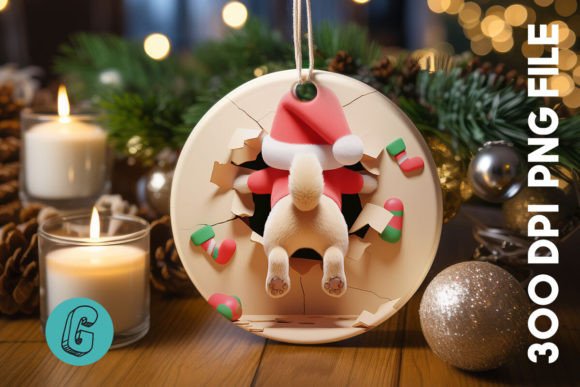 Cute Dog Christmas Ornament Back 31 Review