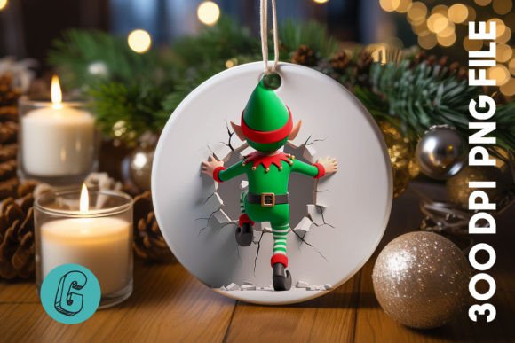 Cute ELF Christmas Ornament B 127 Review