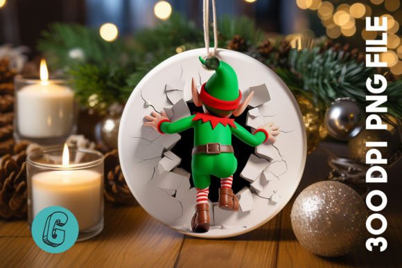 Cute ELF Christmas Ornament B 135 Review