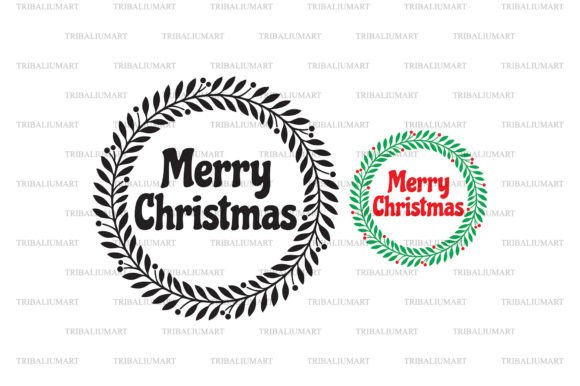 Merry Christmas Holly Wreath: A Review for Illustrations & Sellers