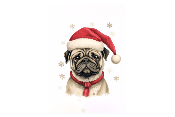 Pug Christmas Card: A Designer's Review of Seasonal Illustrations