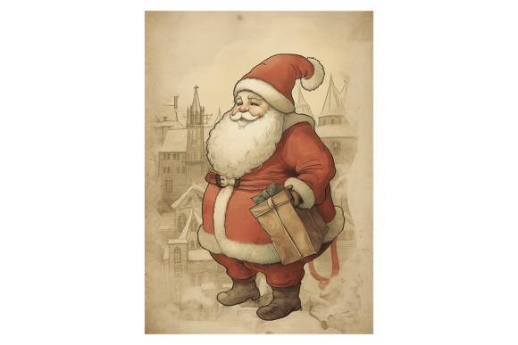 Santa Claus Christmas Card 2: A Designer's Review of Seasonal Illustrations