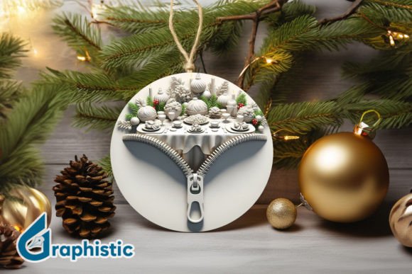 Unzipped 3D Christmas Ornament PNG 10 Illustrations Review