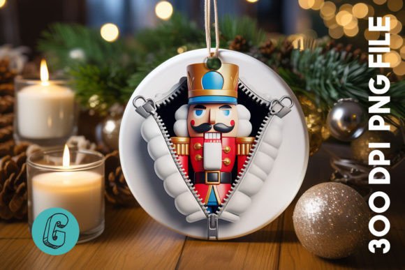 Unzipped Christmas Ornament PNG 13 for Modern Illustrations
