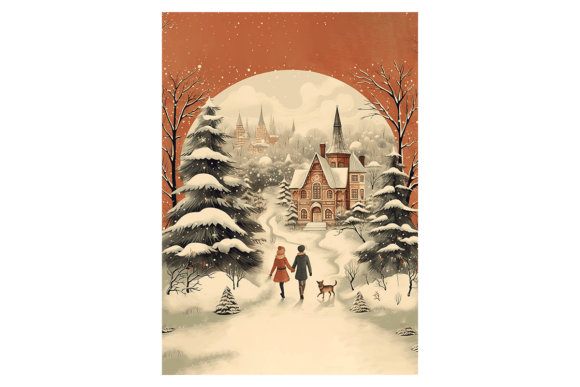 Winter Wonderland Christmas Card 2: A Designer's Review of Seasonal Illustrations
